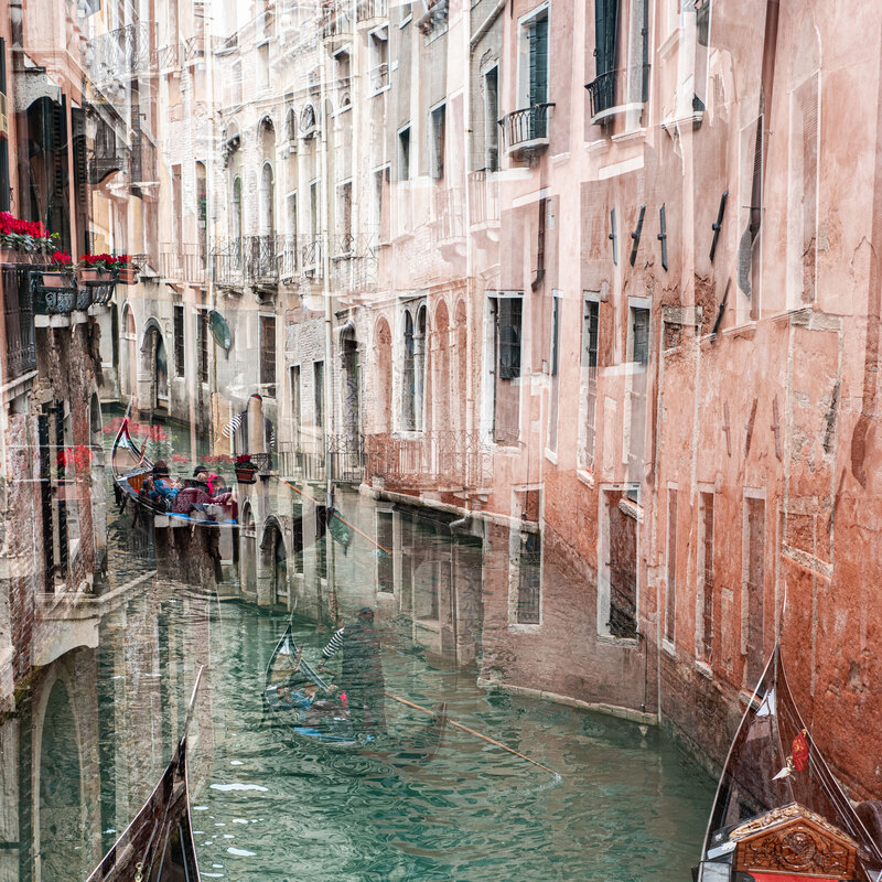 Gabriel Parfitt, photography, Venetian canal scene