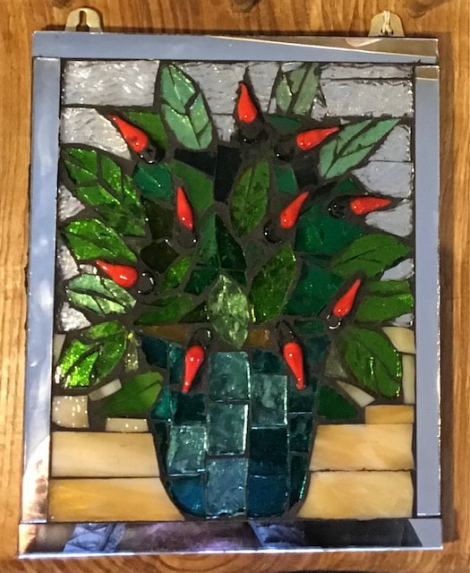 Rosie Callinan, mosaic art, chilli pepper